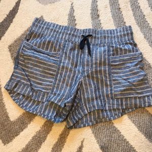 Athleta linen shorts